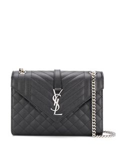 Saint Laurent сумка-конверт на плечо с монограммой