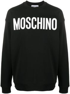 Moschino толстовка с круглым вырезом и логотипом