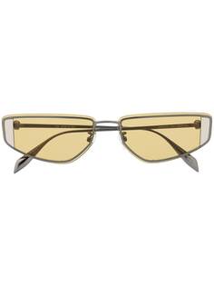 Alexander McQueen Eyewear солнцезащитные очки в квадратной оправе