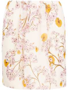 Giambattista Valli юбка с завышенной талией и принтом