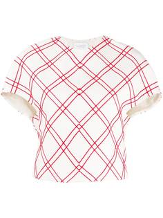 Giambattista Valli блузка с короткими рукавами и геометричным принтом