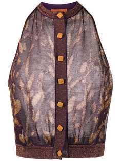 Missoni блузка с блестками