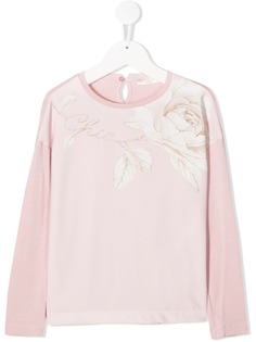 Monnalisa топ с принтом