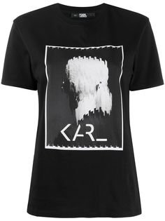 Karl Lagerfeld футболка Karl Legend с графичным принтом