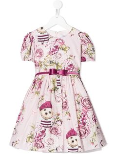 Monnalisa платье с принтом