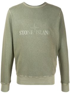 Stone Island толстовка с логотипом