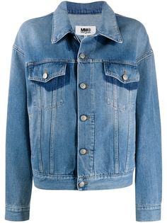 MM6 Maison Margiela джинсовая куртка с карманами