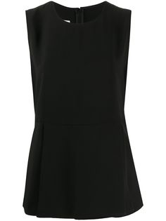 MM6 Maison Margiela расклешенный топ без рукавов