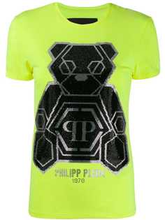Philipp Plein декорированная футболка Teddy Bear