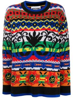 Moschino джемпер с абстрактным узором