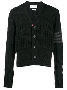 Thom Browne кардиган фактурной вязки
