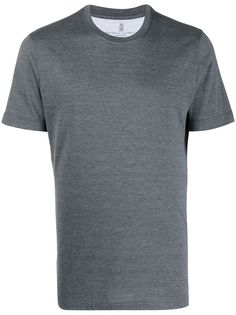 Brunello Cucinelli футболка узкого кроя с круглым вырезом