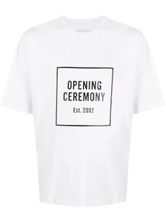 Opening Ceremony футболка Box Logo свободного кроя