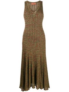 Missoni трикотажное платье миди