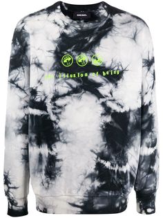 Diesel толстовка с принтом тай-дай