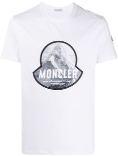 Moncler футболка с логотипом