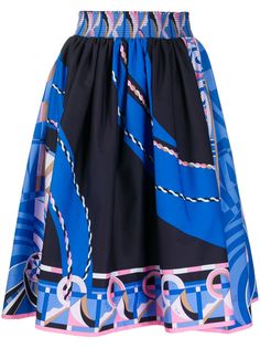 Emilio Pucci юбка миди Wally с принтом