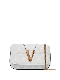 Versace стеганая сумка на плечо Virtus