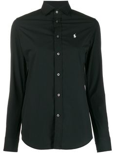 Polo Ralph Lauren рубашка с вышитым логотипом