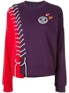 BAPY BY *A BATHING APE® толстовка в стиле колор-блок со шнуровкой