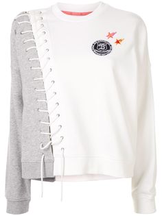 BAPY BY *A BATHING APE® толстовка в стиле колор-блок со шнуровкой