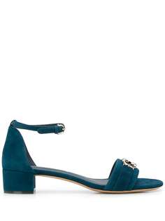 Salvatore Ferragamo босоножки с декором Gancini