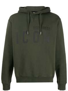 Dsquared2 толстовка с капюшоном и принтом Icon