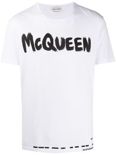 Alexander McQueen футболка с логотипом