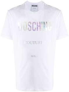 Moschino футболка с логотипом Couture