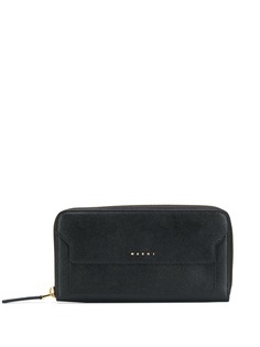 Marni кошелек на молнии с тисненым логотипом