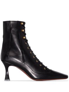 Manu Atelier Duck 80mm lace-up ankle boots