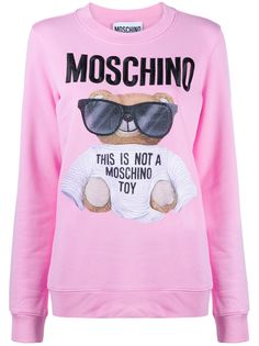 Moschino толстовка с принтом Teddy Bear