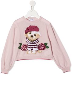 Monnalisa джемпер с пышными рукавами