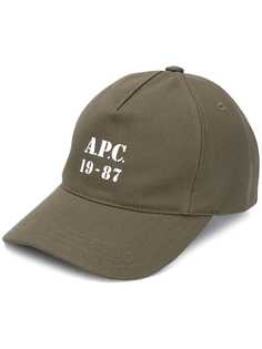 A.P.C. Stamped Logo cap