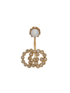Gucci серьга с переплетающимися GG