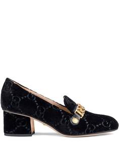 Gucci туфли-лодочки Sylvie GG