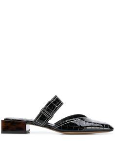GANNI square toe slip-on mules