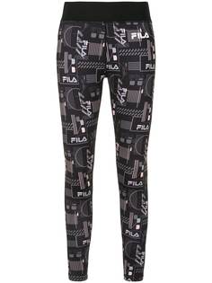 Fila logo-print sports leggings