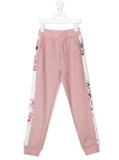 Monnalisa floral panel trousers