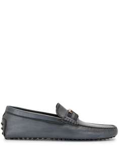 Tods лоферы с металлическим логотипом Tod`S