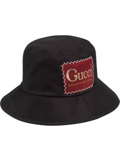 Gucci панама с нашивкой-логотипом