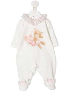 Monnalisa пижамный комбинезон с принтом