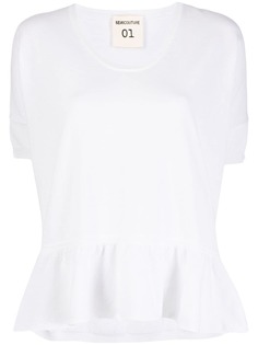 Semicouture футболка с оборками