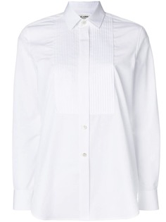 Saint Laurent рубашка с плиссированным нагрудником