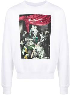 Off-White Caravaggio painting print sweatshirt