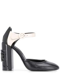 Casadei туфли с металлическим логотипом