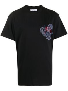 JW Anderson paisley-embroidered T-shirt