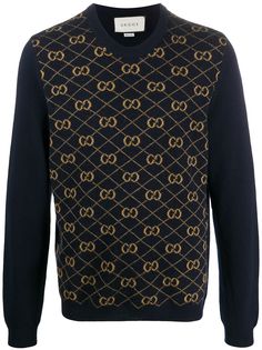 Gucci logo-jacquard jumper