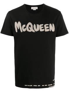 Alexander McQueen футболка с логотипом