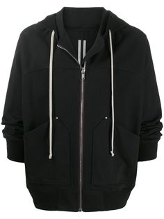 Rick Owens zip front hoodie